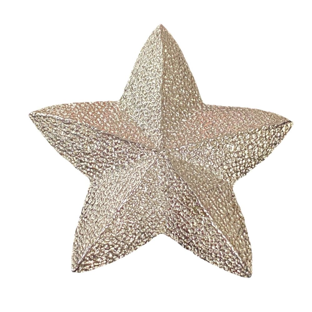 Vintage Christian Dior Star Earring Clip On Silver Replacement Lucky Star Orphan